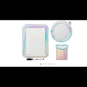 (2)Locker Sets with Dry Erase Board, Mirror Storage Cup and Marker